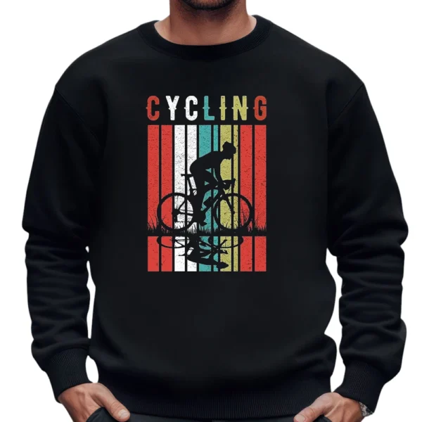 Cycling Mountain Biking Sweatshirt - Black