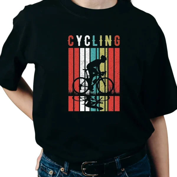 Cycling Mountain Biking TShirt - Black