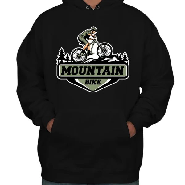 Mountain Bike Hoodie - Black