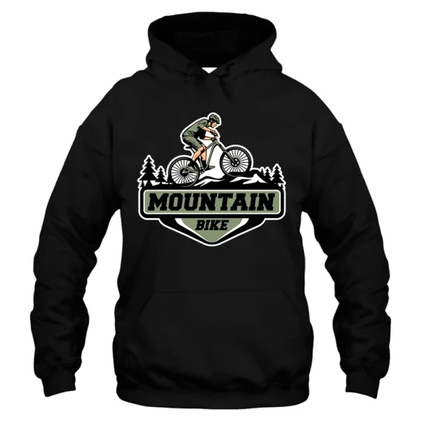 Mountain Bike Hoodie - Black