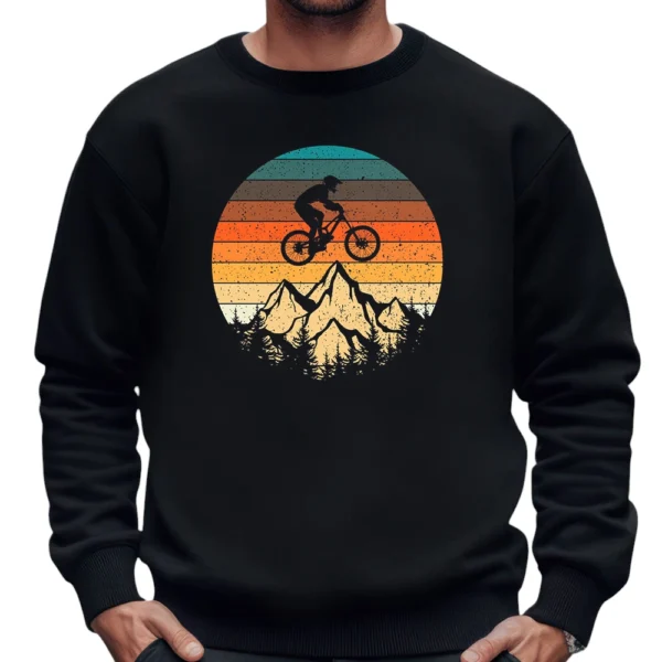 Mountain Biking Sweatshirt - Black