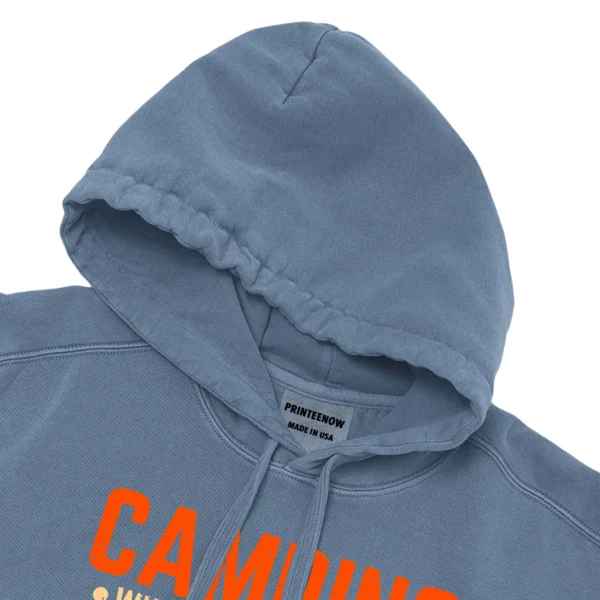 Camping Where You Spend A Small Fortune Unisex Comfort Colors Hooded Sweatshirt
