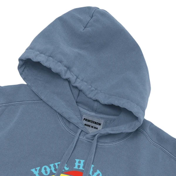 End Your Happy Place Camp Out Unisex Comfort Colors Hooded Sweatshirt