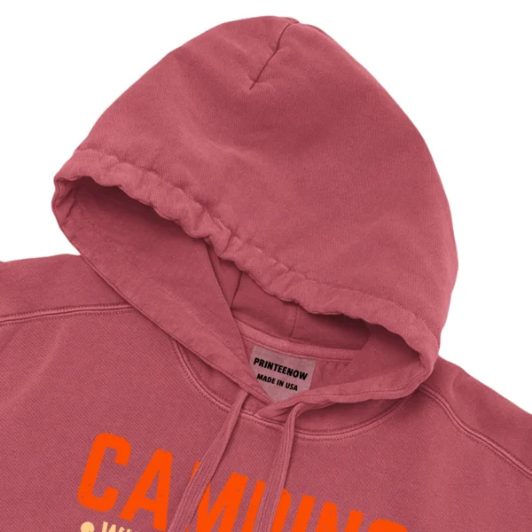 Camping Where You Spend A Small Fortune Unisex Comfort Colors Hooded Sweatshirt