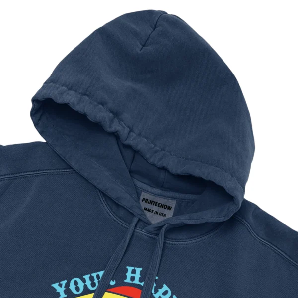 End Your Happy Place Camp Out Unisex Comfort Colors Hooded Sweatshirt