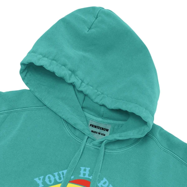 End Your Happy Place Camp Out Unisex Comfort Colors Hooded Sweatshirt