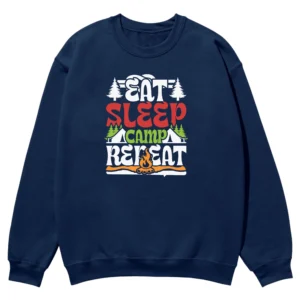 Eat Sleep Camp Rereat Unisex Sweatshirt