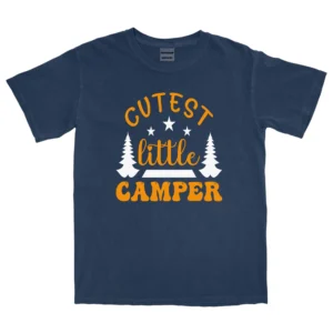 Cutest Little Camper Vintage Unisex Comfort Colors T-shirts